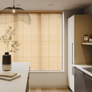 Made To Measure 50mm Slats Oak Effect Venetian Blind