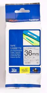 Laminated Tape for Labelling Machines Brother TZe-M961 Black Black/Silver Silver