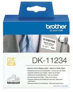 Labels Brother DK11234 White Black