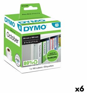 Printer Labels Dymo 99019 59 x 190 mm LabelWriter™ White Black (6 Units)