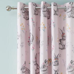 Catherine Lansfield Bunny Tails Ditsy Flowers Eyelet Curtains