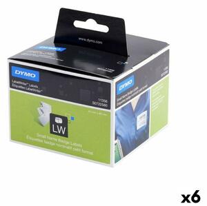 Printer Labels Dymo LW11356 89 x 41 mm White (6 Units)