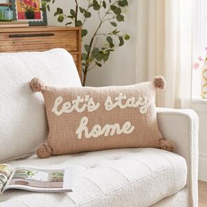 Let's Stay Home Rectangle Cushion