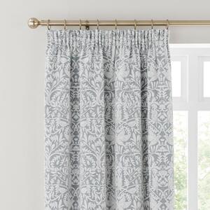 Alora Chenille Thermal Pencil Pleat Curtains