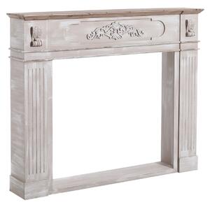 Fireplace Fir wood MDF Wood 134 x 24 x 111 cm