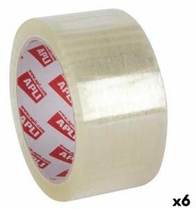 Adhesive Tape Apli Transparent 48 mm x 132 m (6 Units)