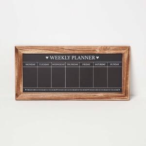 Homescpaes Black Kitchen Chalk Board Meal Planner