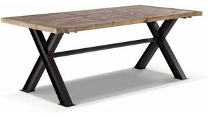 Dining Table DKD Home Decor Metal Iron Recycled Wood 200 x 100 x 78 cm