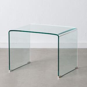 Side table Transparent Tempered Glass 63 x 50 x 48 cm