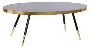 Centre Table DKD Home Decor Black Golden Crystal Steel 110 x 50 x 41,5 cm