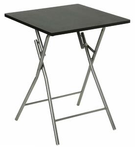 Folding Table Hespéride Black Red Black/Grey Metal Steel 60 x 60 x 75 cm