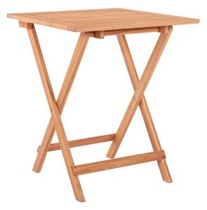 Folding Side Table Kate 60 x 60 x 72,5 cm Natural Acacia