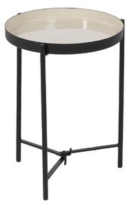 Side table 30 x 30 x 40,5 cm Black Taupe Iron