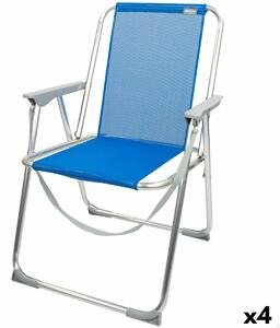 Folding Chair Aktive Gomera Blue 44 x 76 x 45 cm (4 Units)