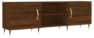 TV Cabinet Brown Oak 150x30x50 cm Engineered Wood