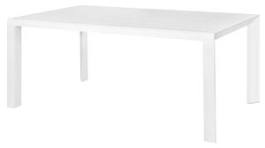 Dining Table Io White Aluminium 180 x 100 x 75 cm