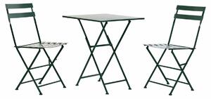 Table set with 2 chairs DKD Home Decor Metal 87 cm 60 x 60 x 75 cm