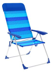 Folding Chair Marbueno Stripes Blue 69 x 109 x 58 cm