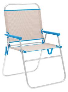 Folding Chair Marbueno Blue Beige 52 x 80 x 56 cm