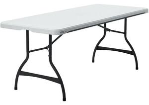 Folding Table Lifetime White Steel Plastic 182 x 73,5 x 76 cm