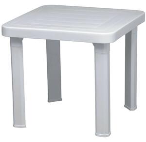 Side table Resol Andorra White polypropylene 47 x 47 x 41 cm