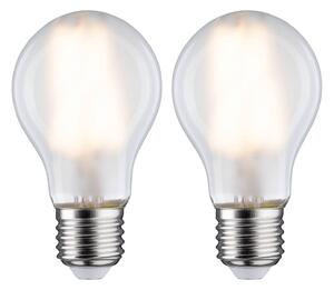 Paulmann LED bulb E27 7 W 2,700 K matt 2-pack