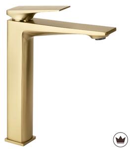 Bathroom faucet PREMIUM Rea Prime Brush Gold High