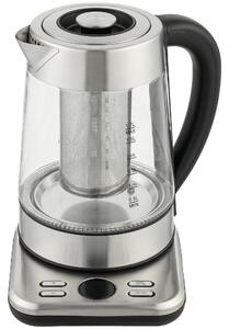 HOMCOM Electric Kettle, 1.7L Fast Boil 3KW Water Kettle with UK Strix Thermostat, Tea Infuser, Keep Warm Function