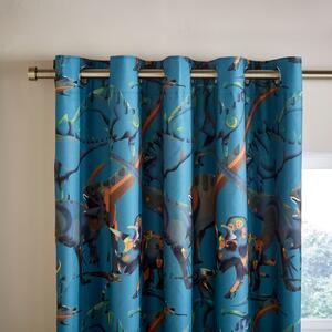 Age of Dinosaurs Blackout Eyelet Curtains