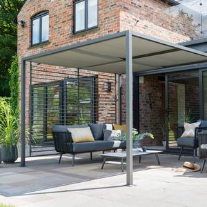 2.8m x 2.8m Sliding Roof Pergola