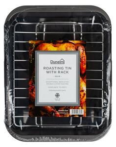 Dunelm 35cm Roasting Tin With Rack