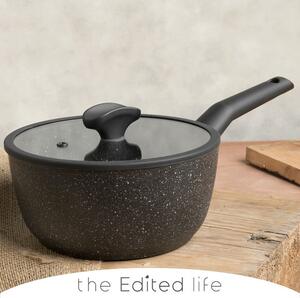 Dunelm Non-Stick Recycled Aluminium Saucepan, 20cm