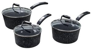 Scoville Neverstick Non-stick Aluminium 3 Piece Saucepan Set