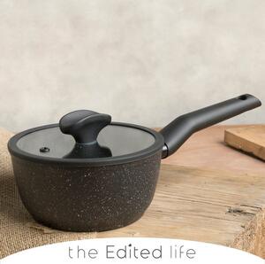 Dunelm Non-Stick Recycled Aluminium Saucepan, 16cm