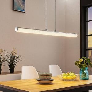 Fria LED hanging lamp, cylinder RGB remote control