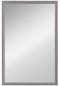 HOMCOM Wall Bathroom Mirror, 40 x 60 cm Wall-Mounted Mirror for Living Room, Bedroom, Hallway, Grey
