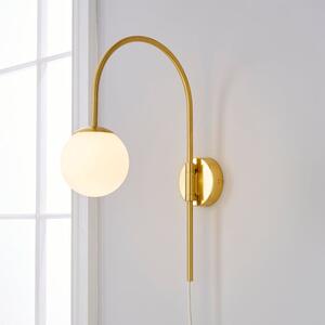 Eniola Gold Plug In Wall Light