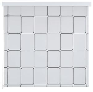 Shower Roller Blind 80x240 cm Square