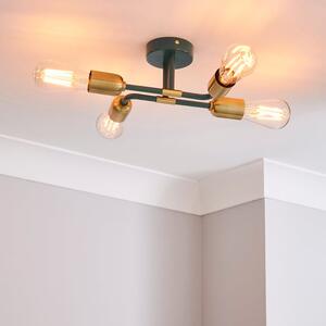 Kacy 4 Light Flush Ceiling Light