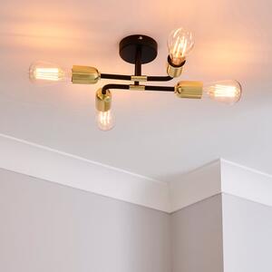 Kacy 4 Light Flush Ceiling Light