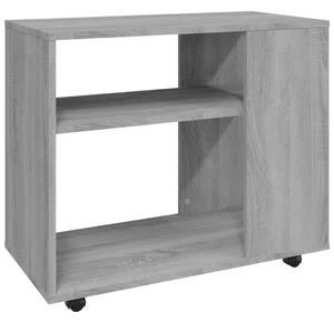 Side Table Grey Sonoma 70x35x55 cm Engineered Wood