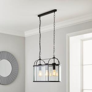 Hurricane 3 Light Semi Flush Ceiling Light