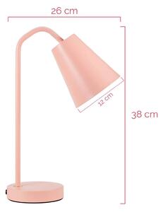 Pauleen True Shine table lamp in beautiful pink