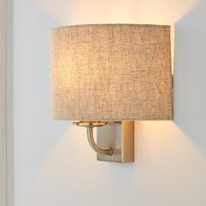 Set of 2 Preston Natural Shaded Wall Lights