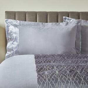 Harlow Silver Oxford Pillowcase