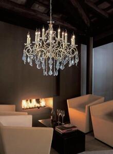 Diyas IL303210 + 5 Torino Ceiling Pendant in Gold Finish