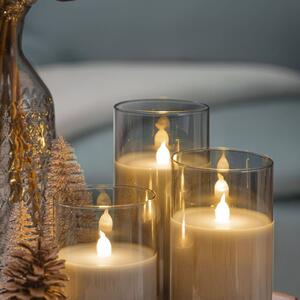 Pauleen Classy Smokey Candle LED candle set of 3