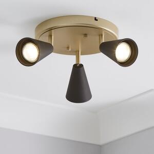 Grove 3 Light Semi Flush Spotlight