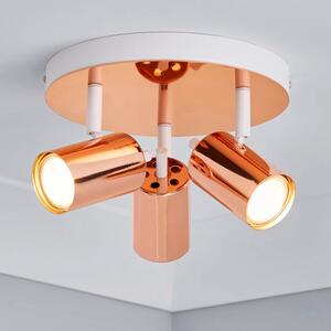 Carter 3 Light Semi Flush Spotlight