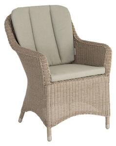Haverhill Rattan Garden Armchair In Natural Pistachio